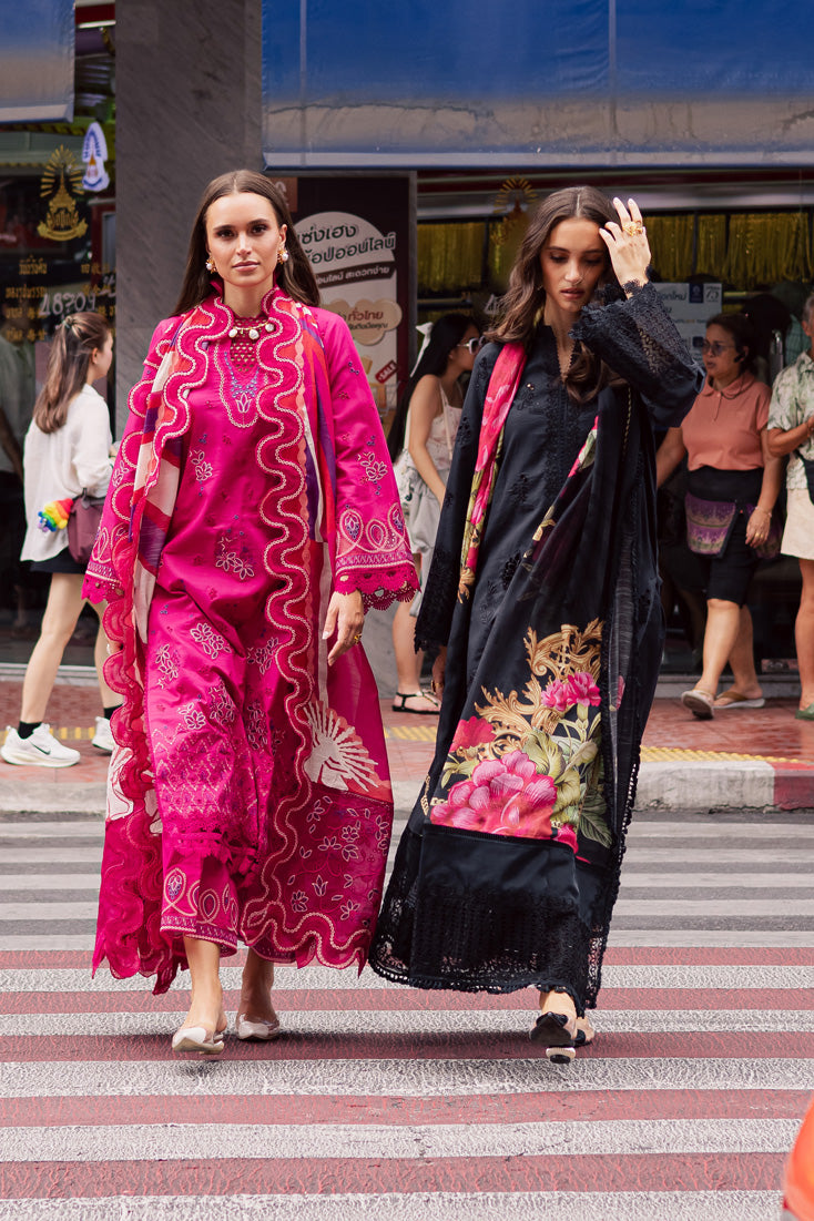 Marjjan | Carnation Lawn | MBL-17 B (HOT PINK) -  Marjjan Ladies Clothes - Original Designer Dress - House of Maryam