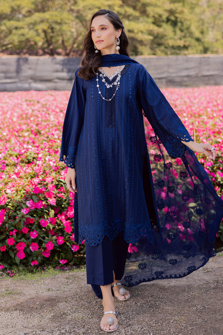 Marjjan | Silvia Lawn | MBL-30 B (Navy Blue)