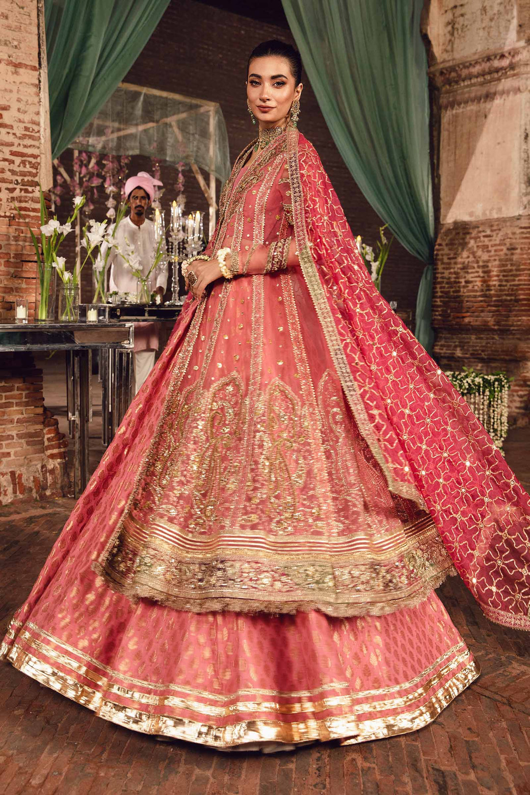 Maria B | Bridal Couture | Gulsum by Designer Maria B - House of Maryam - Pakistani Designer Ethnic Wear in {{ shop.shopifyCountryName }}