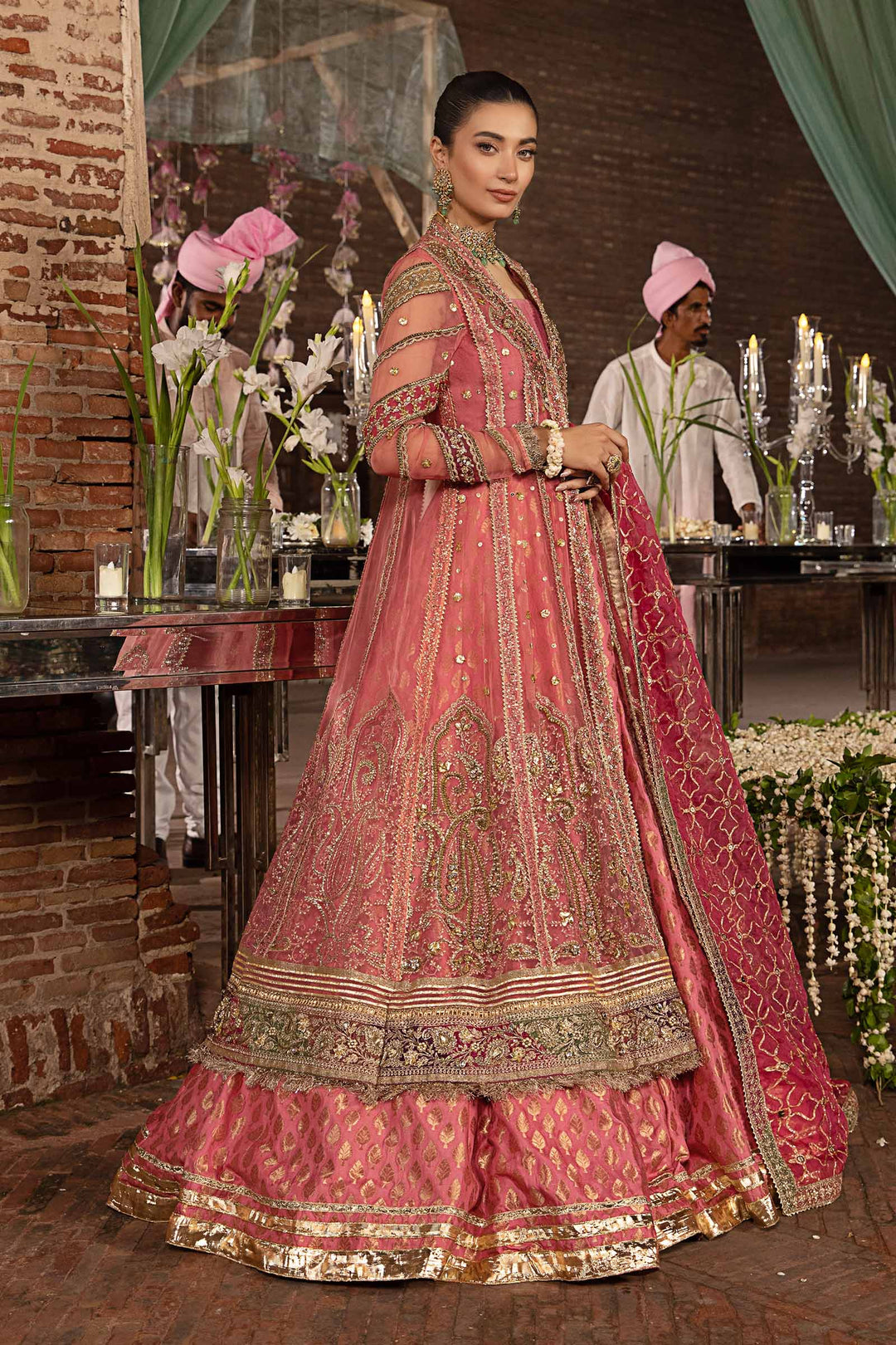 Maria B | Bridal Couture | Gulsum by Designer Maria B - House of Maryam - Pakistani Designer Ethnic Wear in {{ shop.shopifyCountryName }}