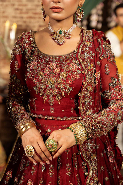 Maria B | Bridal Couture | Roza -  Maria B Ladies Clothes - Original Designer Dress - House of Maryam
