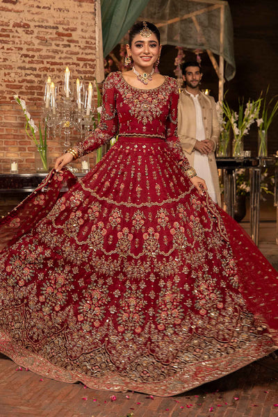 Maria B | Bridal Couture | Roza -  Maria B Ladies Clothes - Original Designer Dress - House of Maryam