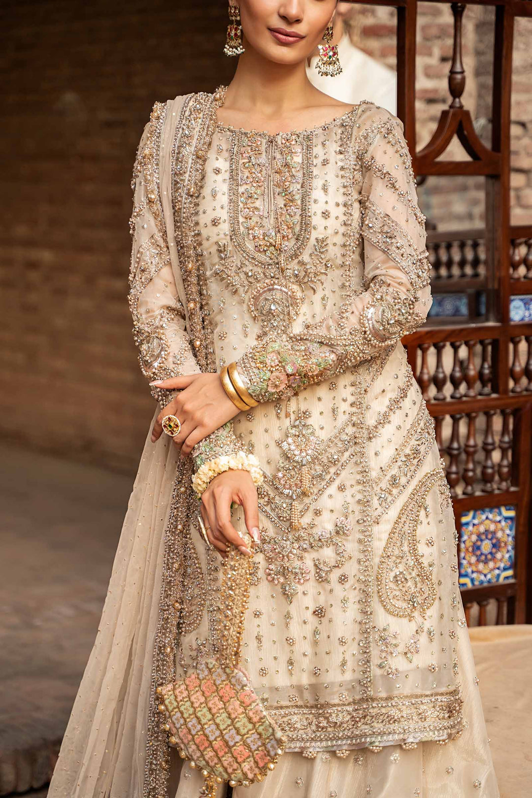 Maria B | Bridal Couture | Ishtar -  Maria B Ladies Clothes - Original Designer Dress - House of Maryam