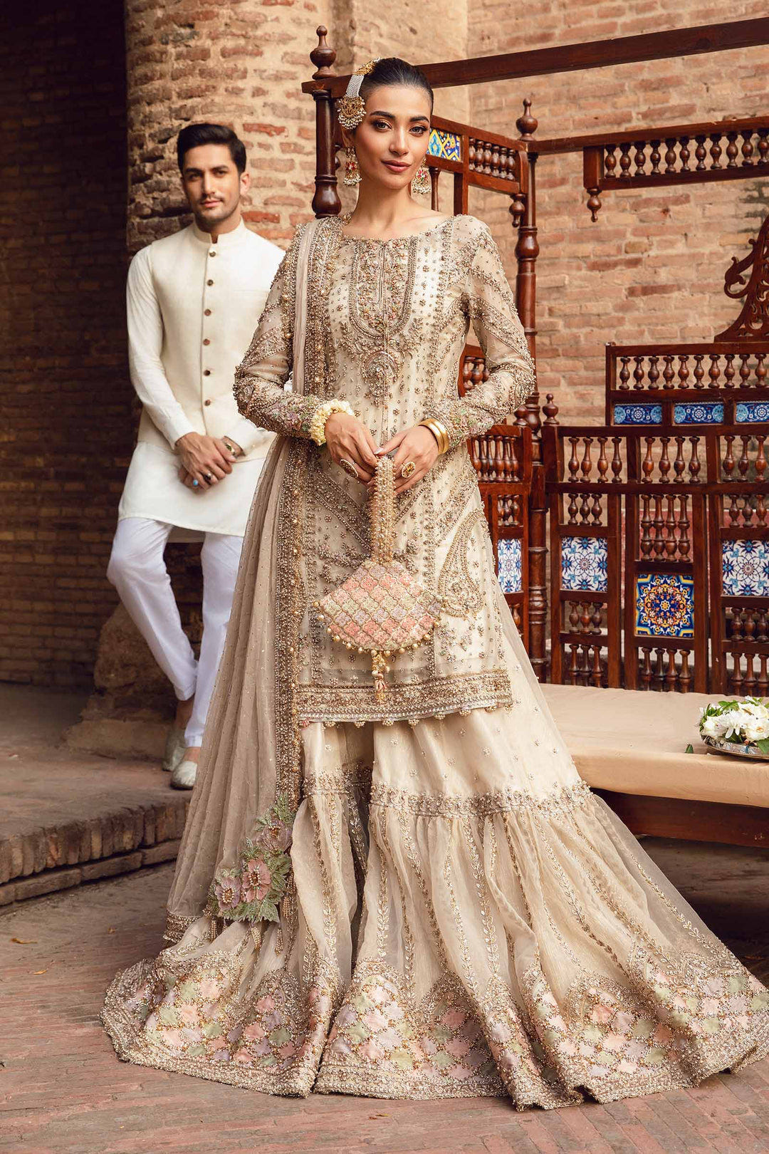 Maria B | Bridal Couture | Ishtar -  Maria B Ladies Clothes - Original Designer Dress - House of Maryam