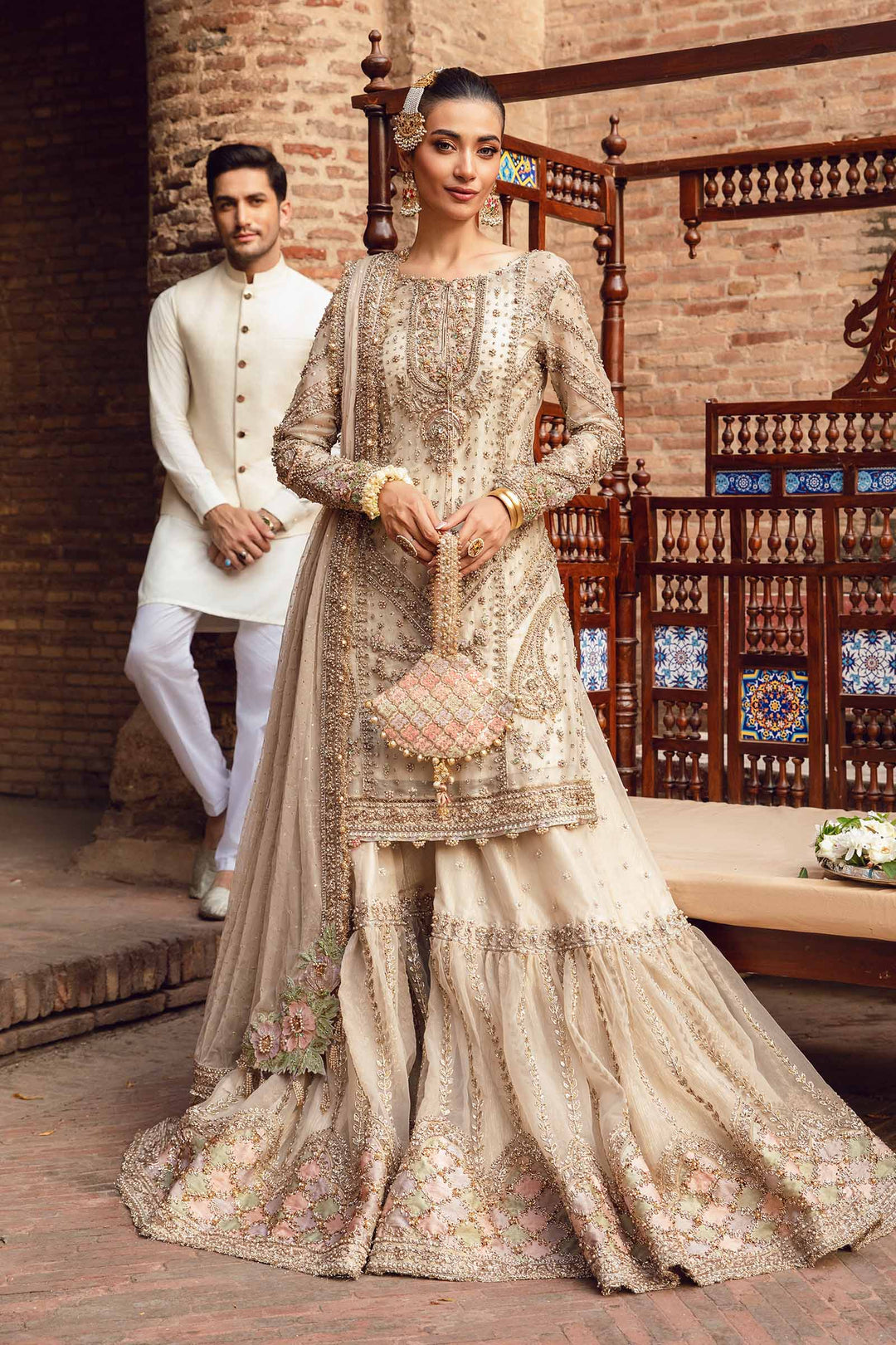 Maria B | Bridal Couture | Ishtar by Designer Maria B - House of Maryam - Pakistani Designer Ethnic Wear in {{ shop.shopifyCountryName }}