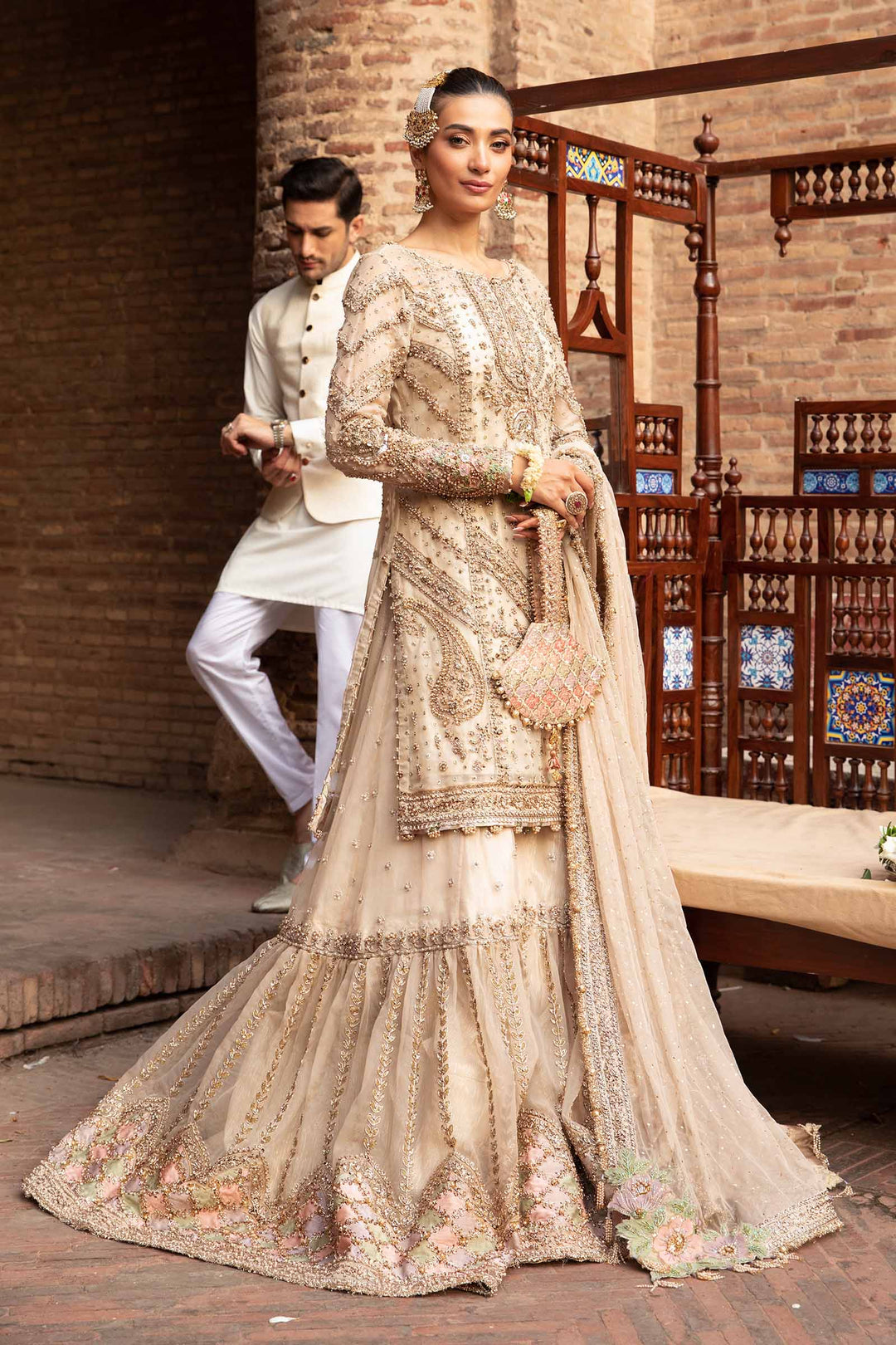 Maria B | Bridal Couture | Ishtar by Designer Maria B - House of Maryam - Pakistani Designer Ethnic Wear in {{ shop.shopifyCountryName }}