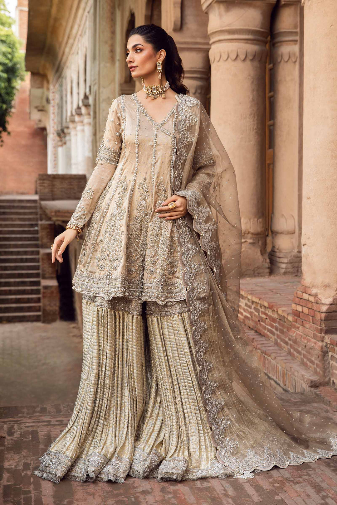 Maria B | Bridal Couture | Oriana -  Maria B Ladies Clothes - Original Designer Dress - House of Maryam