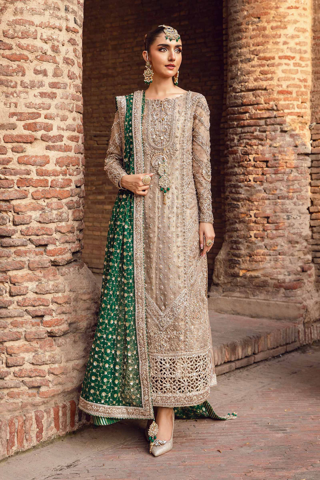 Maria B | Bridal Couture | Widad -  Maria B Ladies Clothes - Original Designer Dress - House of Maryam