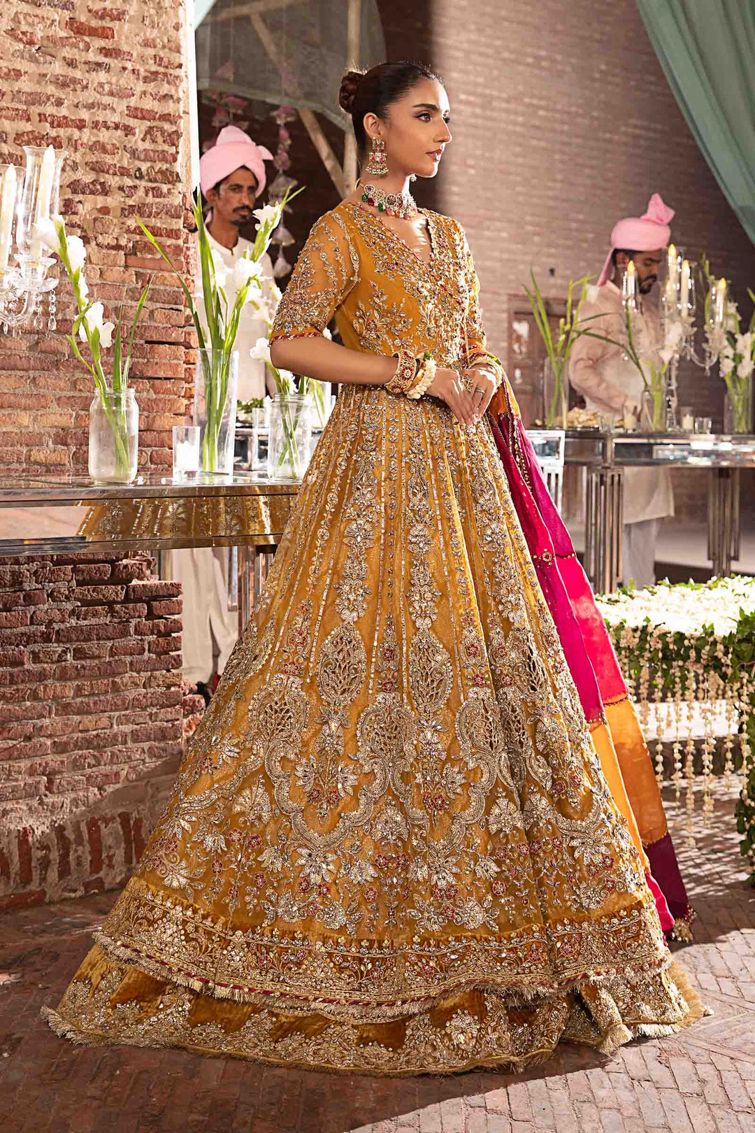 Maria B | Bridal Couture | Zehrin by Designer Maria B - House of Maryam - Pakistani Designer Ethnic Wear in {{ shop.shopifyCountryName }}