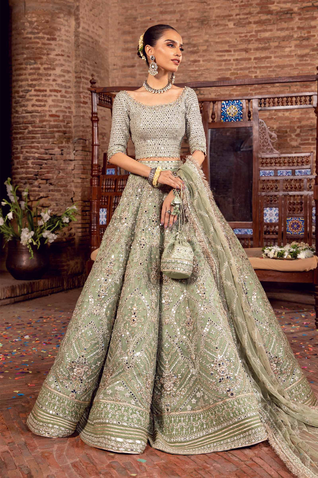 Maria B | Bridal Couture | Sarai -  Maria B Ladies Clothes - Original Designer Dress - House of Maryam