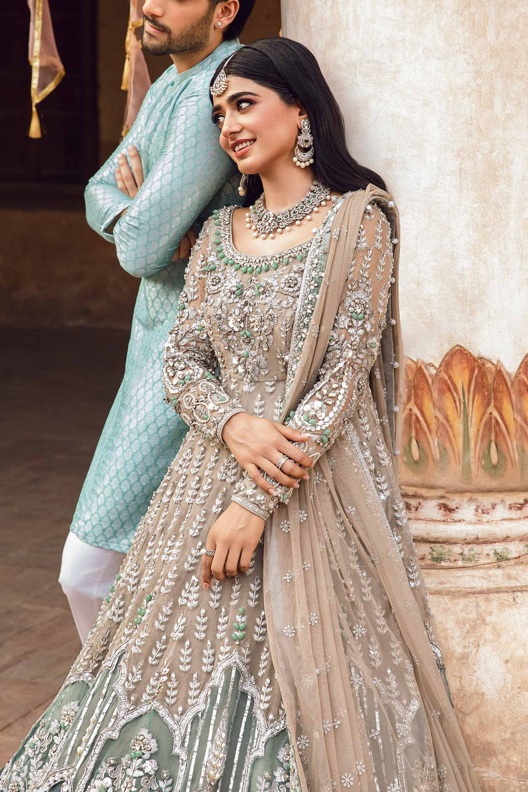Maria B | Bridal Couture | Mehrinoz -  Maria B Ladies Clothes - Original Designer Dress - House of Maryam