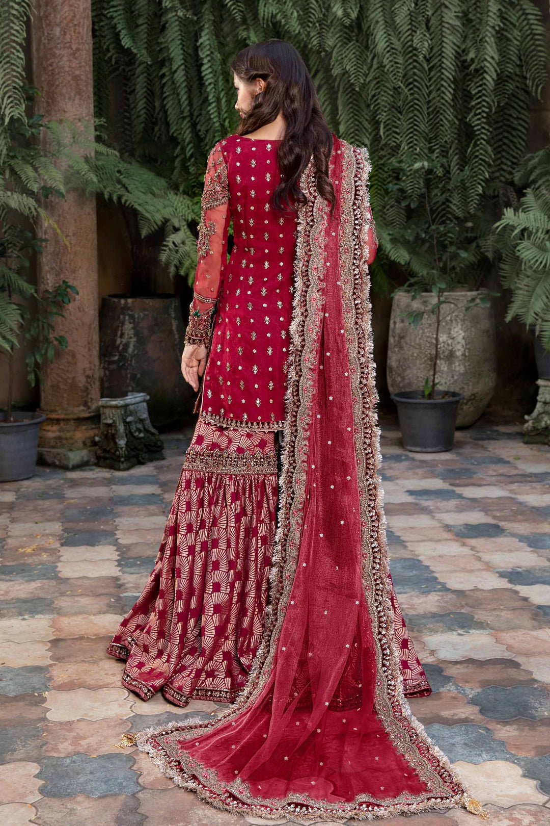 Maria B | Bridal Couture | Shireen by Designer Maria B - House of Maryam - Pakistani Designer Ethnic Wear in {{ shop.shopifyCountryName }}