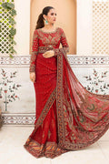 Maria B | Bridal Couture | Deep Red MC-910 by Designer Maria B - House of Maryam - Pakistani Designer Ethnic Wear in {{ shop.shopifyCountryName }}