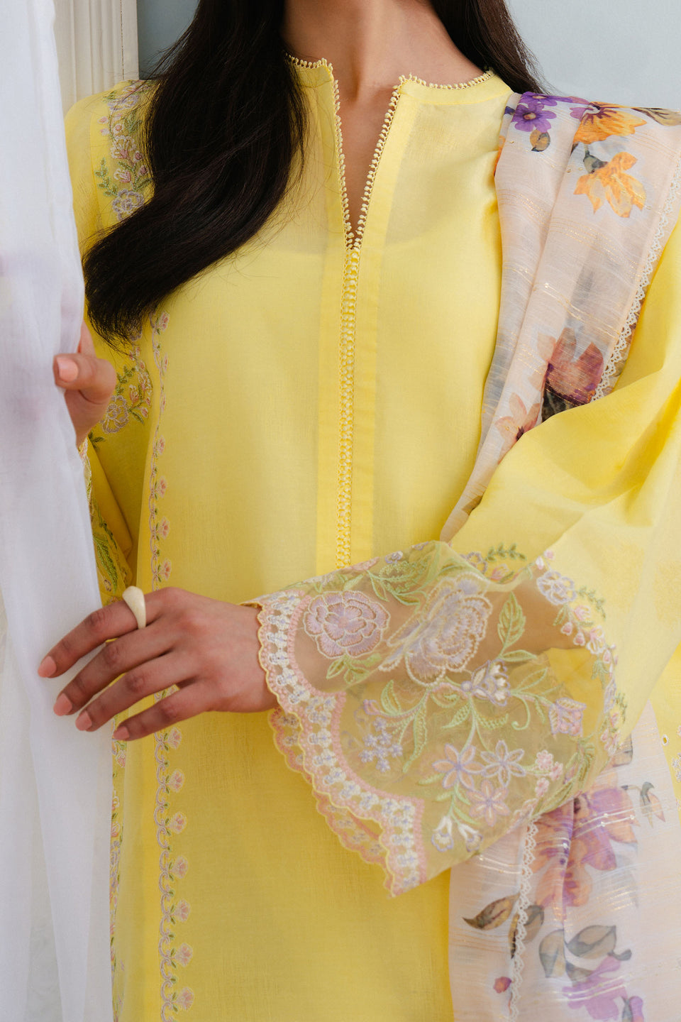 Zara Shahjahan | Coco Lawn 25 | MEADOW-8A -  Zara Shahjahan Ladies Clothes - Original Designer Dress - House of Maryam