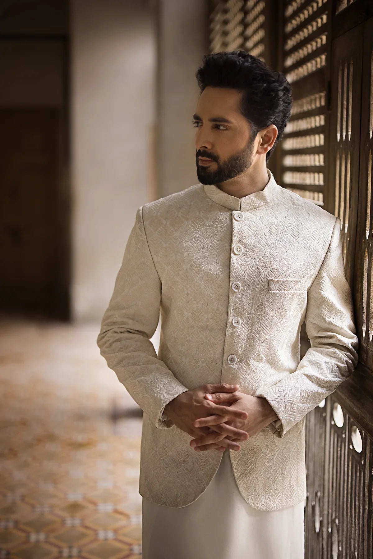 Pakistani Menswear | EK-Salar by Designer House of Maryam Ltd. - House of Maryam - Pakistani Designer Ethnic Wear in {{ shop.shopifyCountryName }}