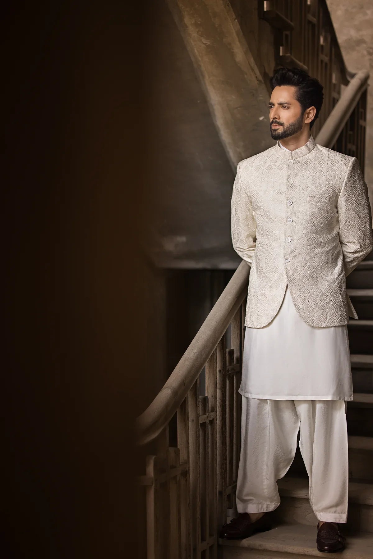 Pakistani Menswear | EK-Salar by Designer House of Maryam Ltd. - House of Maryam - Pakistani Designer Ethnic Wear in {{ shop.shopifyCountryName }}