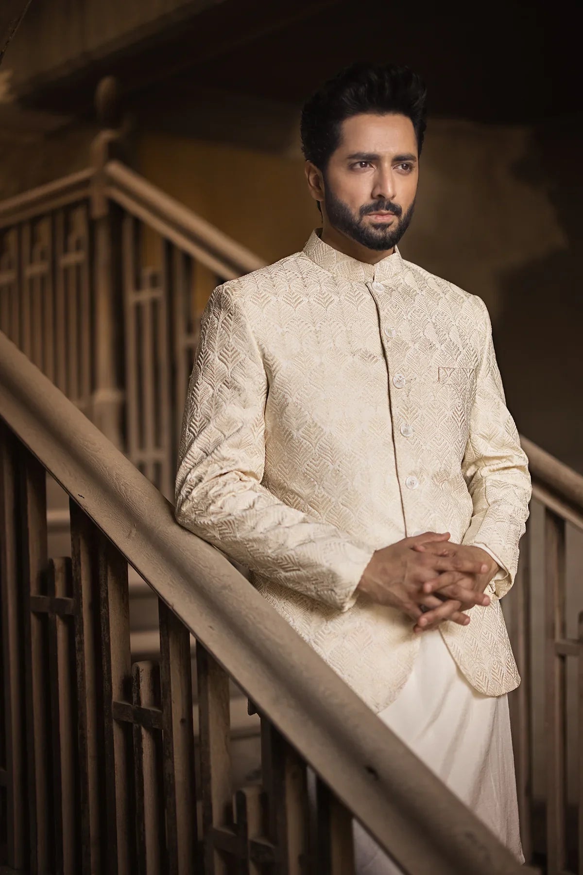 Pakistani Menswear | EK-Salar by Designer House of Maryam Ltd. - House of Maryam - Pakistani Designer Ethnic Wear in {{ shop.shopifyCountryName }}