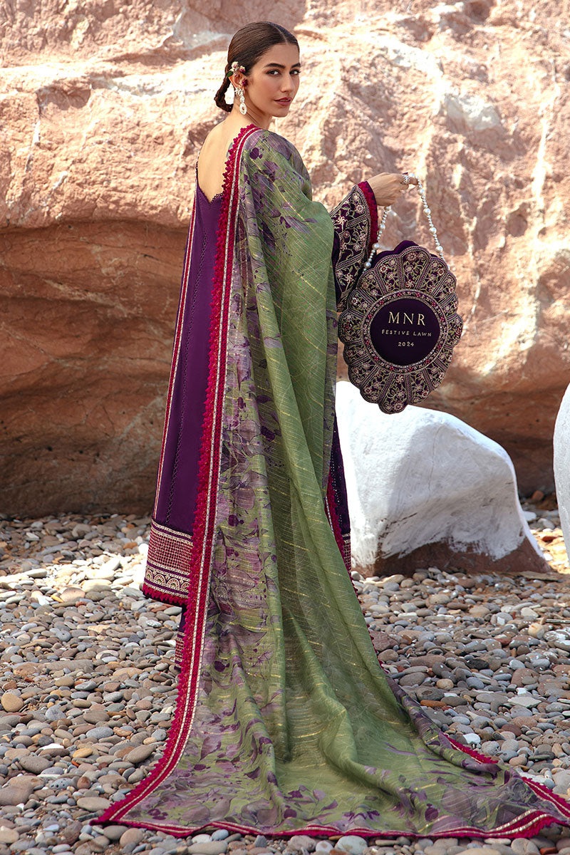 MNR | Festive Lawn 24 | GUL-E-LALA -  MNR Luxury - Original Designer Dress - House of Maryam