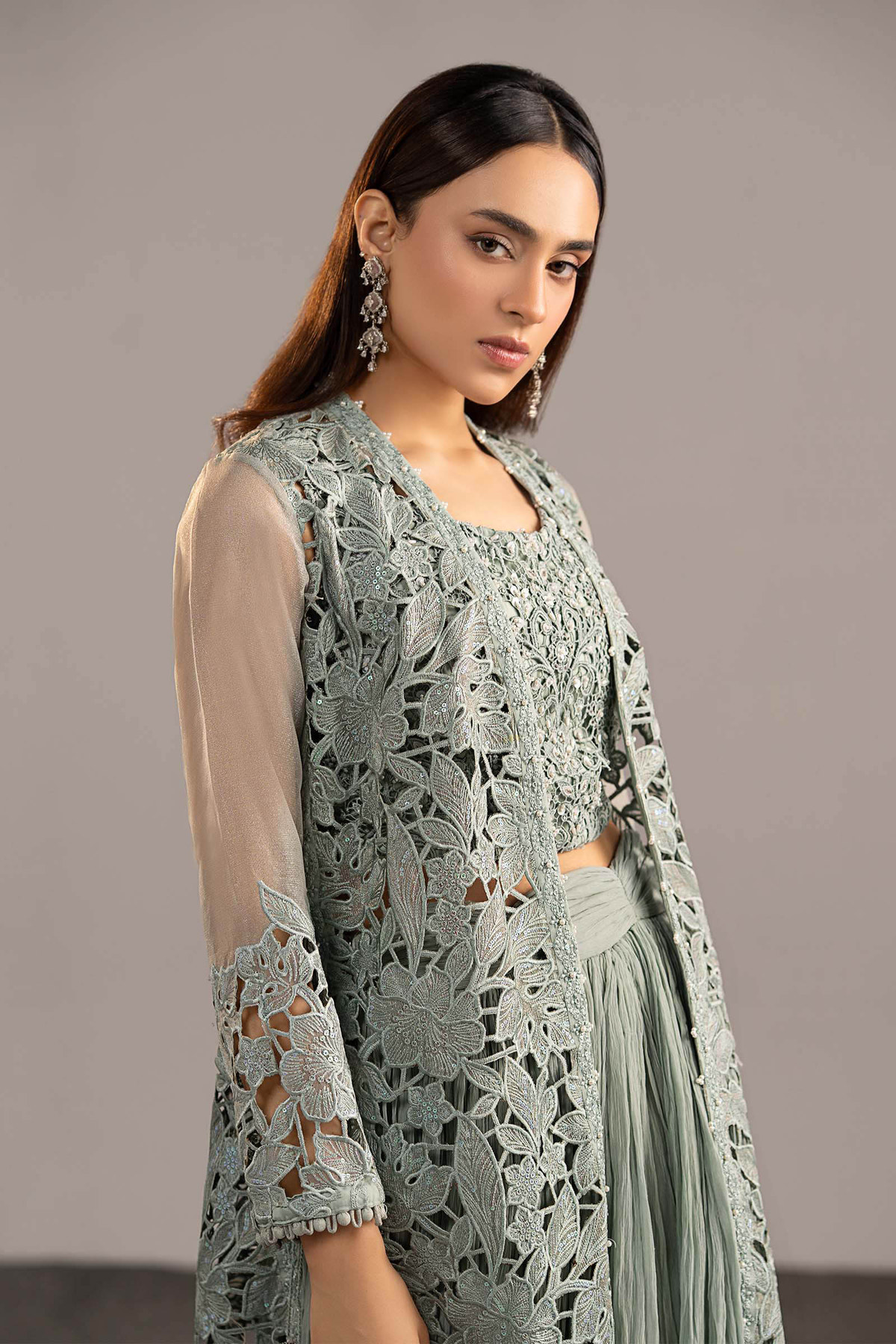 Maria B | Luxury Formals | MGL-EF26-01-Ice Blue, image 4
