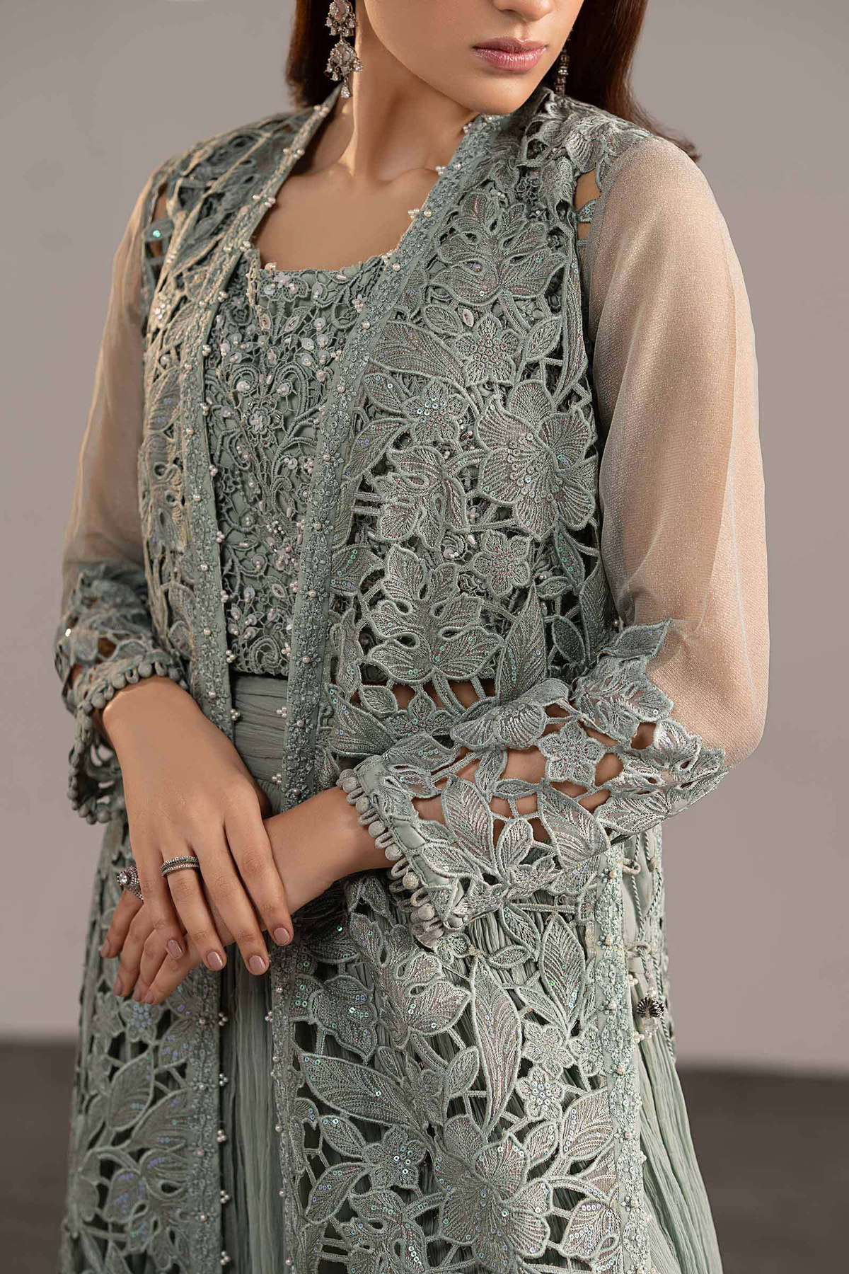 Maria B | Luxury Formals | MGL-EF26-01-Ice Blue, image 5