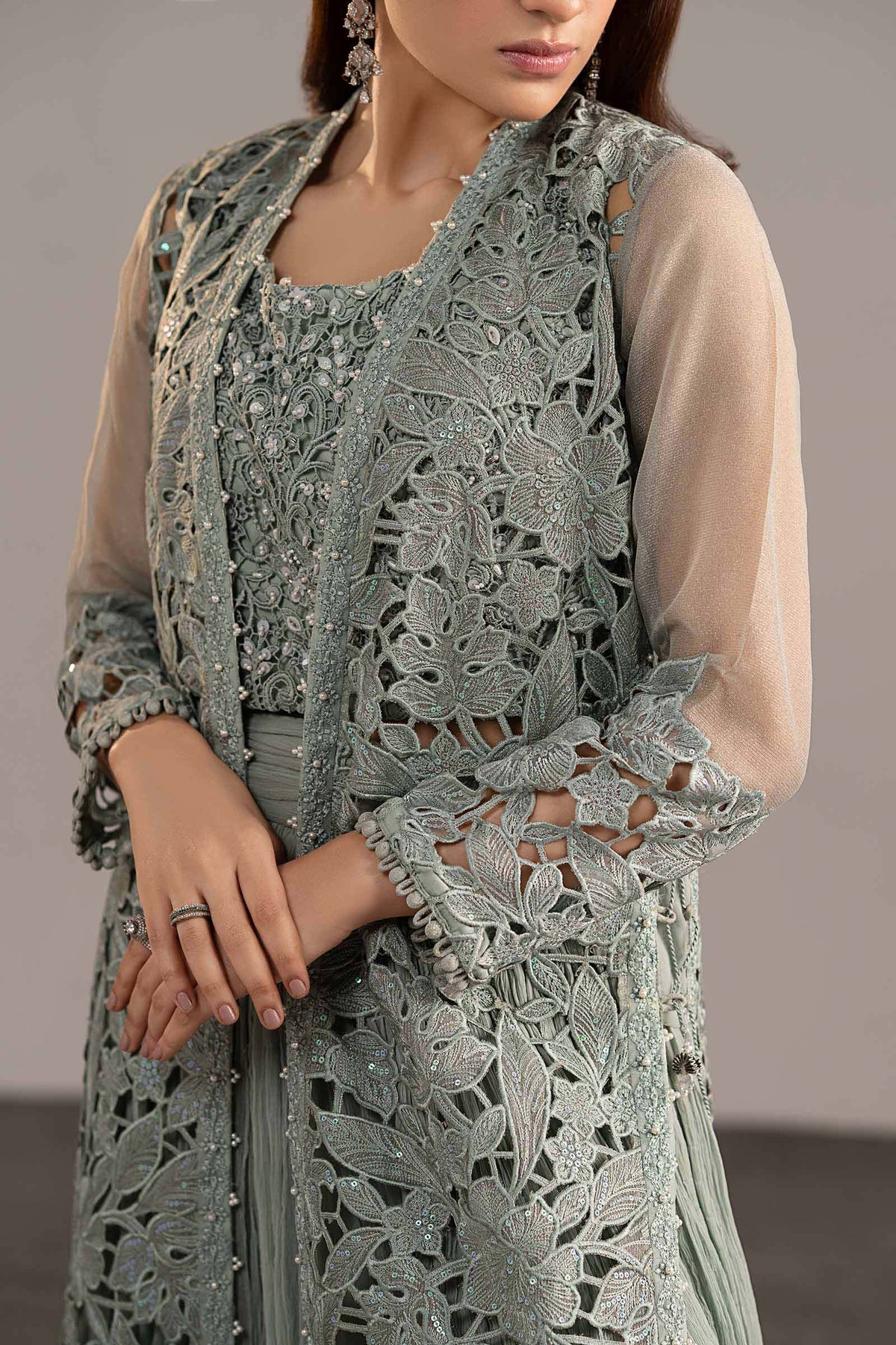 Maria B | Luxury Formals | MGL-EF26-01-Ice Blue-5
