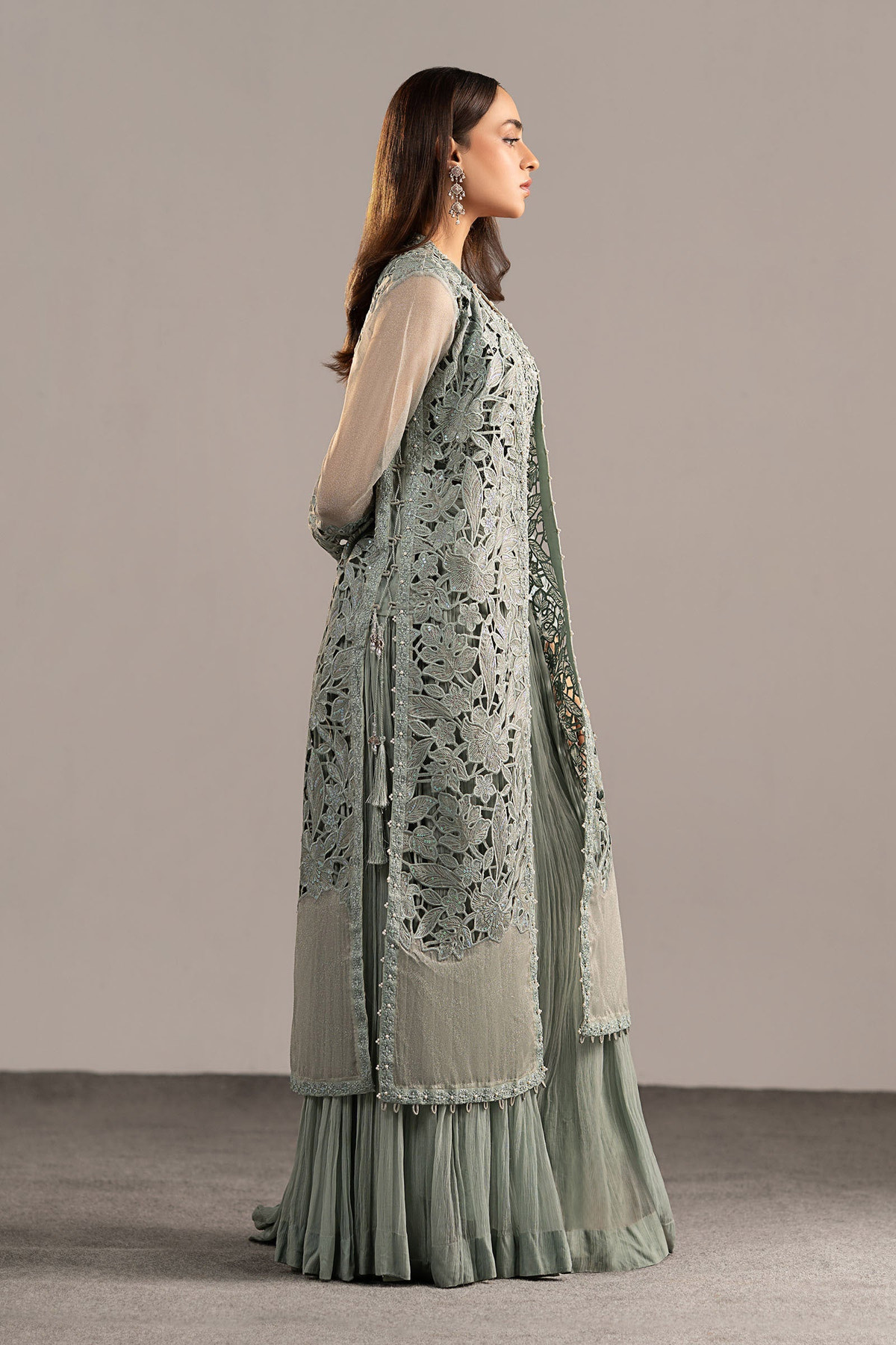 Maria B | Luxury Formals | MGL-EF26-01-Ice Blue, image 8