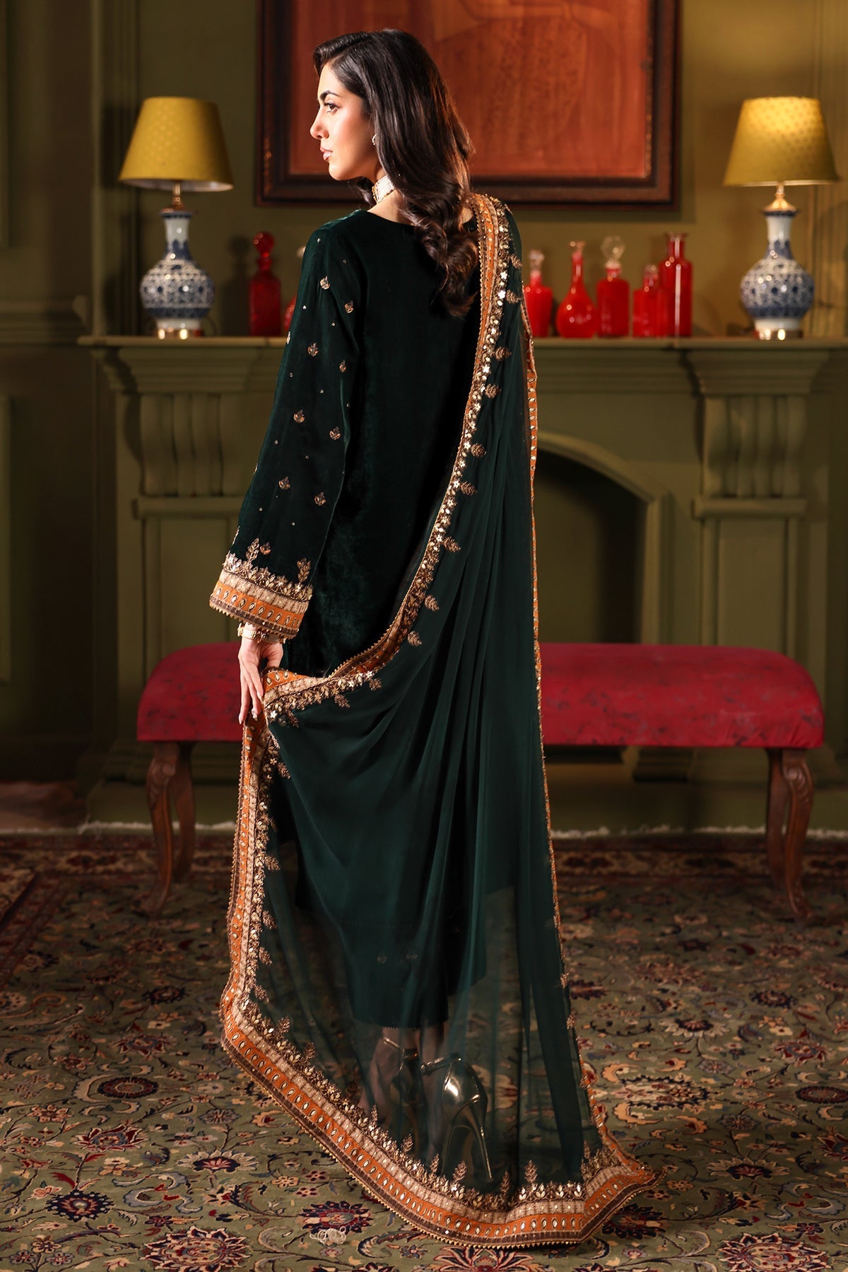 Charizma | Signora Velvet | VELVET CVT4-10 -  Charizma Ladies Clothes - Original Designer Dress - House of Maryam