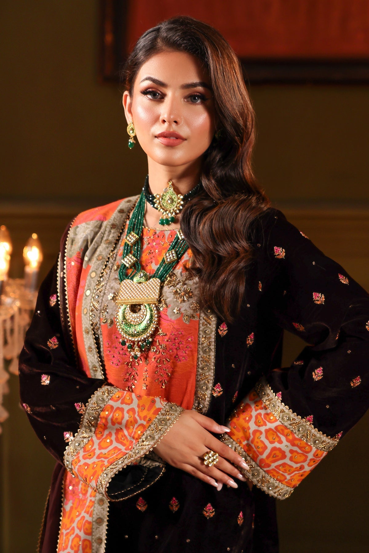 Charizma | Signora Velvet | VELVET CVT4-11 -  Charizma Ladies Clothes - Original Designer Dress - House of Maryam