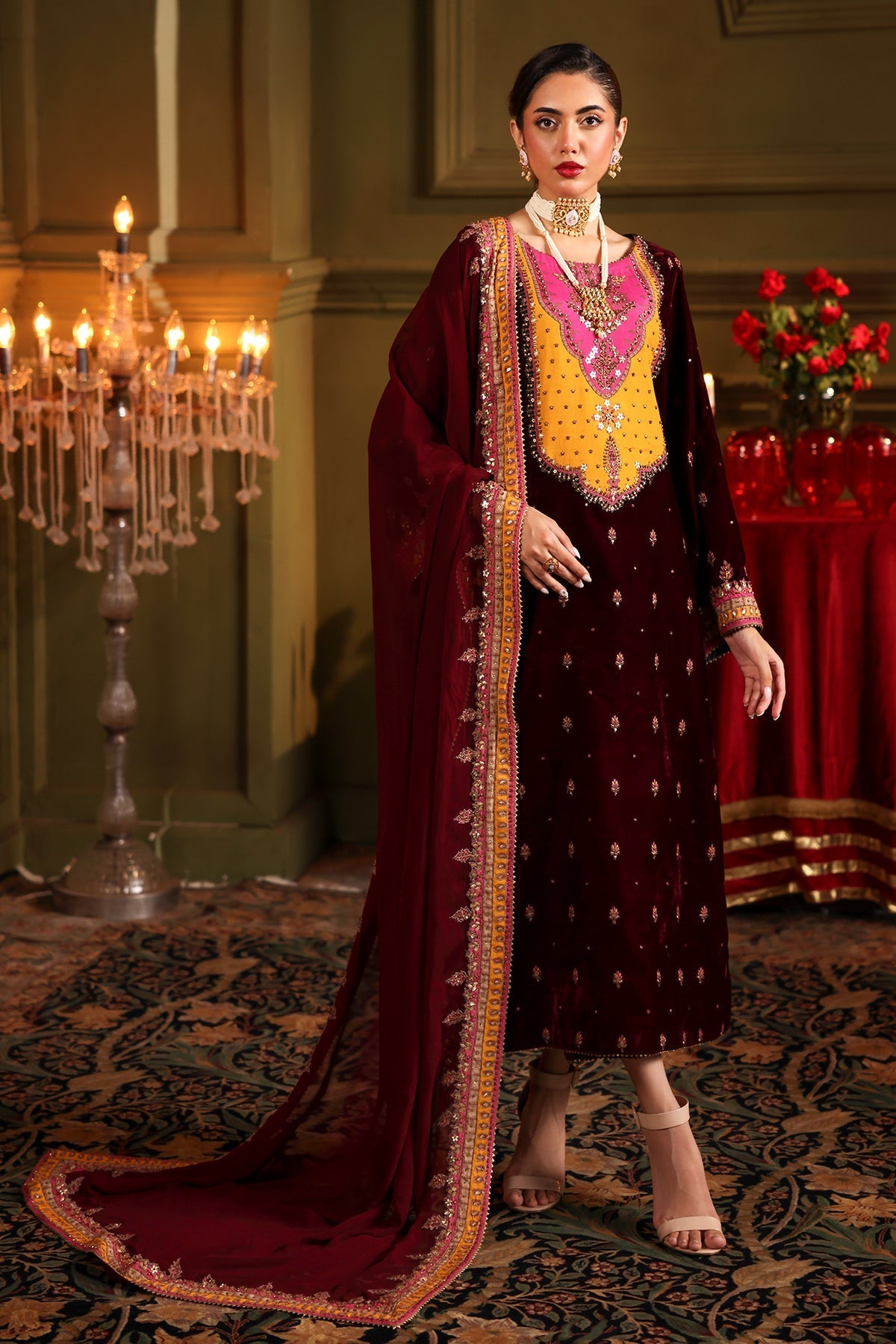 Charizma | Signora Velvet | VELVET CVT4-12 -  Charizma Ladies Clothes - Original Designer Dress - House of Maryam