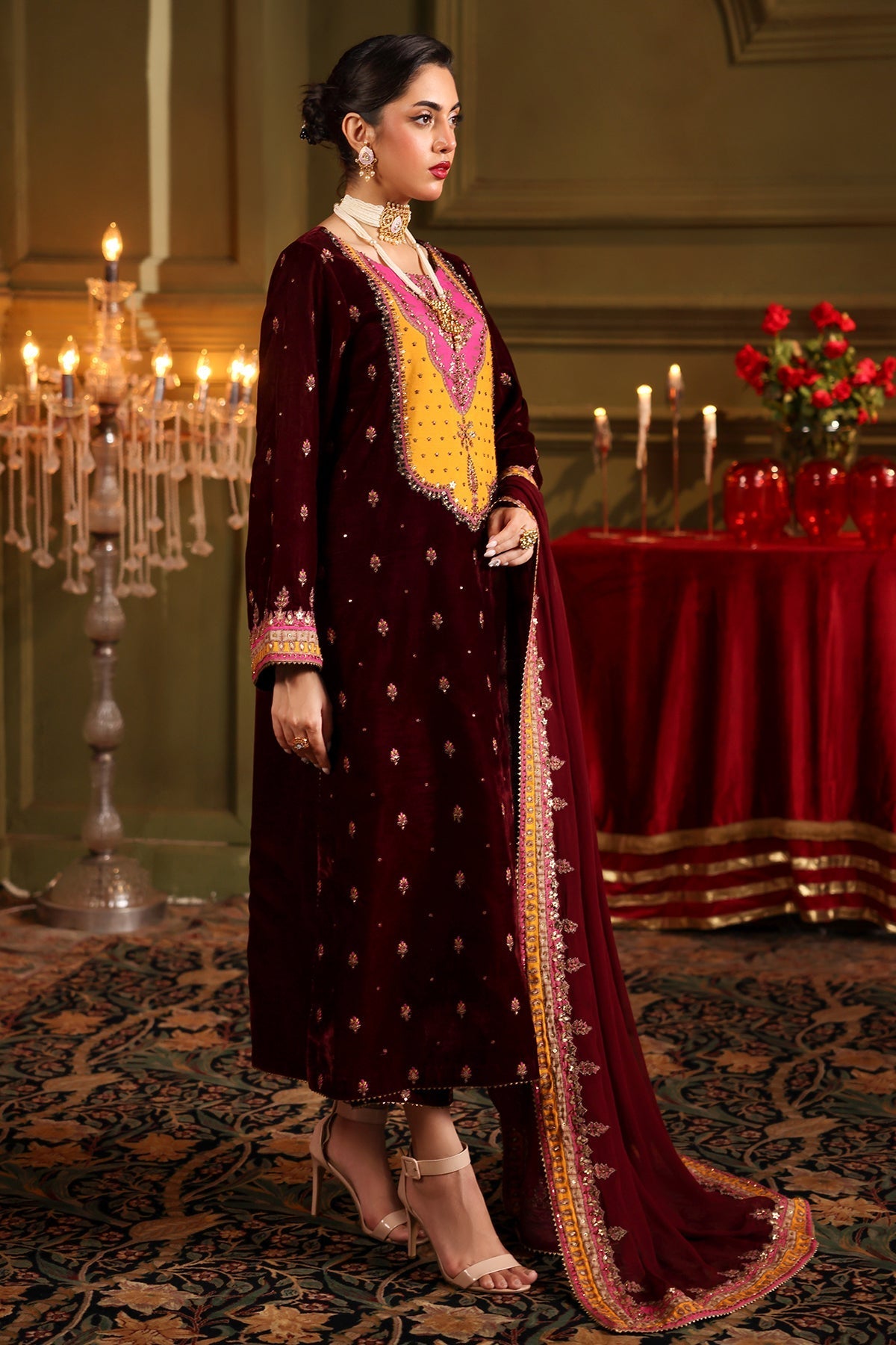 Charizma | Signora Velvet | VELVET CVT4-12 -  Charizma Ladies Clothes - Original Designer Dress - House of Maryam