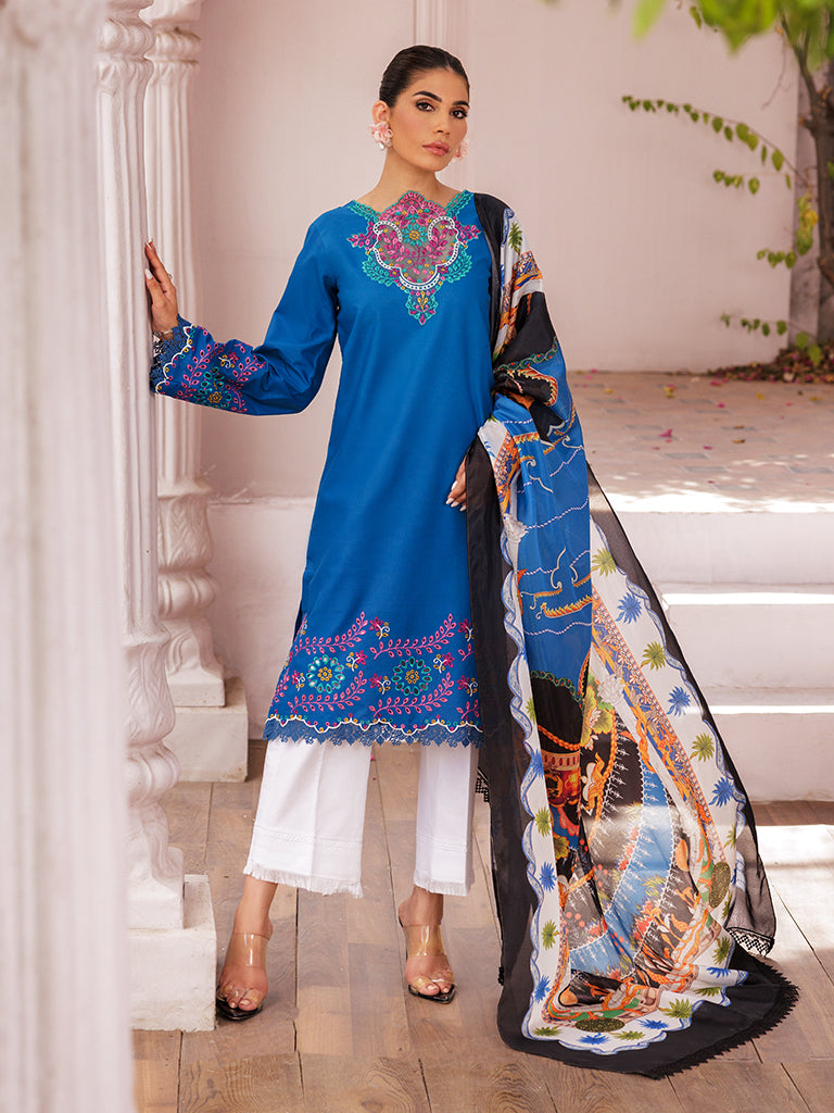 Rajbari | Nissa Chikankari Edition 25 | D# - 04 -  Rajbari Ladies Clothes - Original Designer Dress - House of Maryam