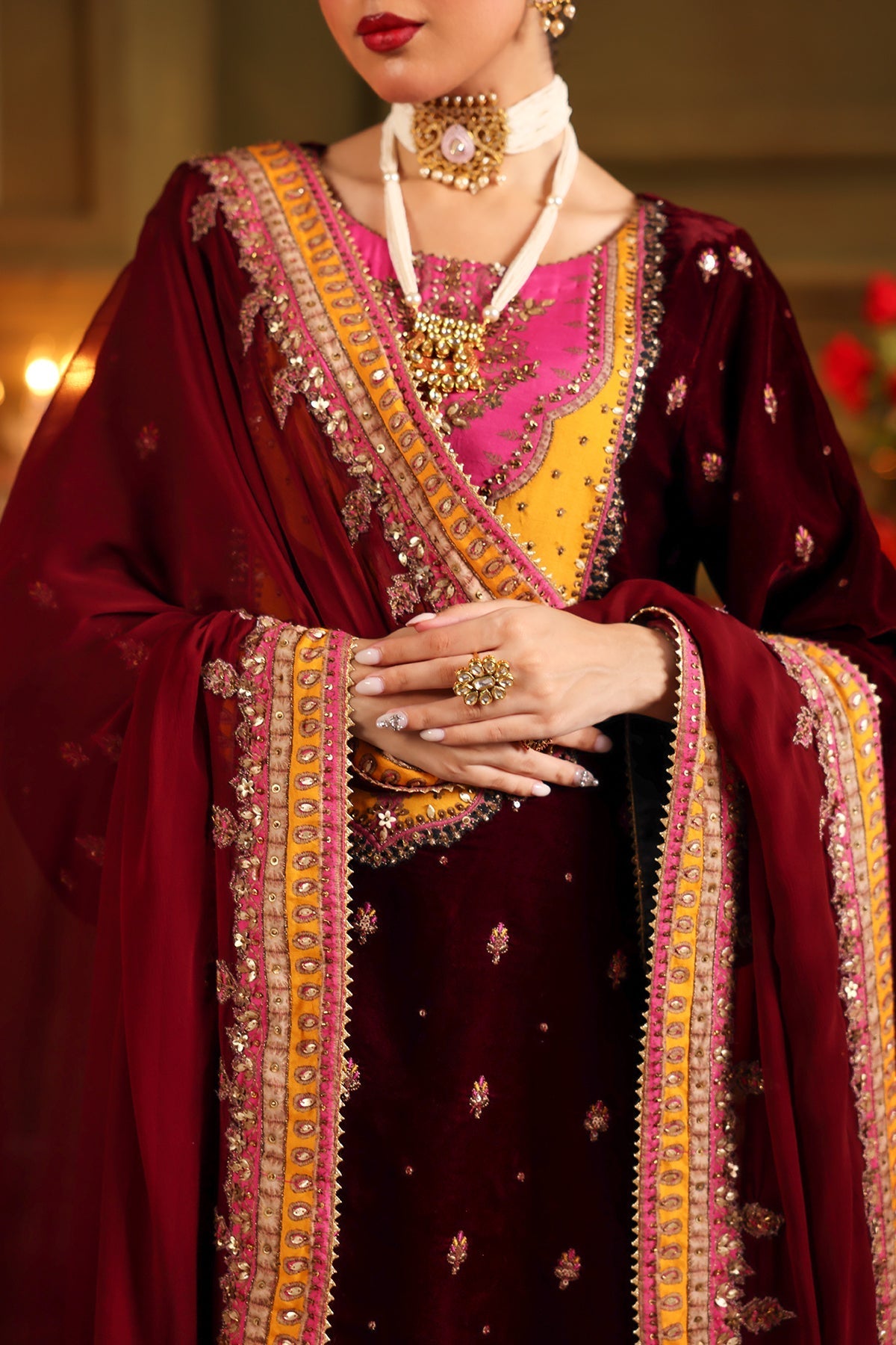 Charizma | Signora Velvet | VELVET CVT4-12 -  Charizma Ladies Clothes - Original Designer Dress - House of Maryam