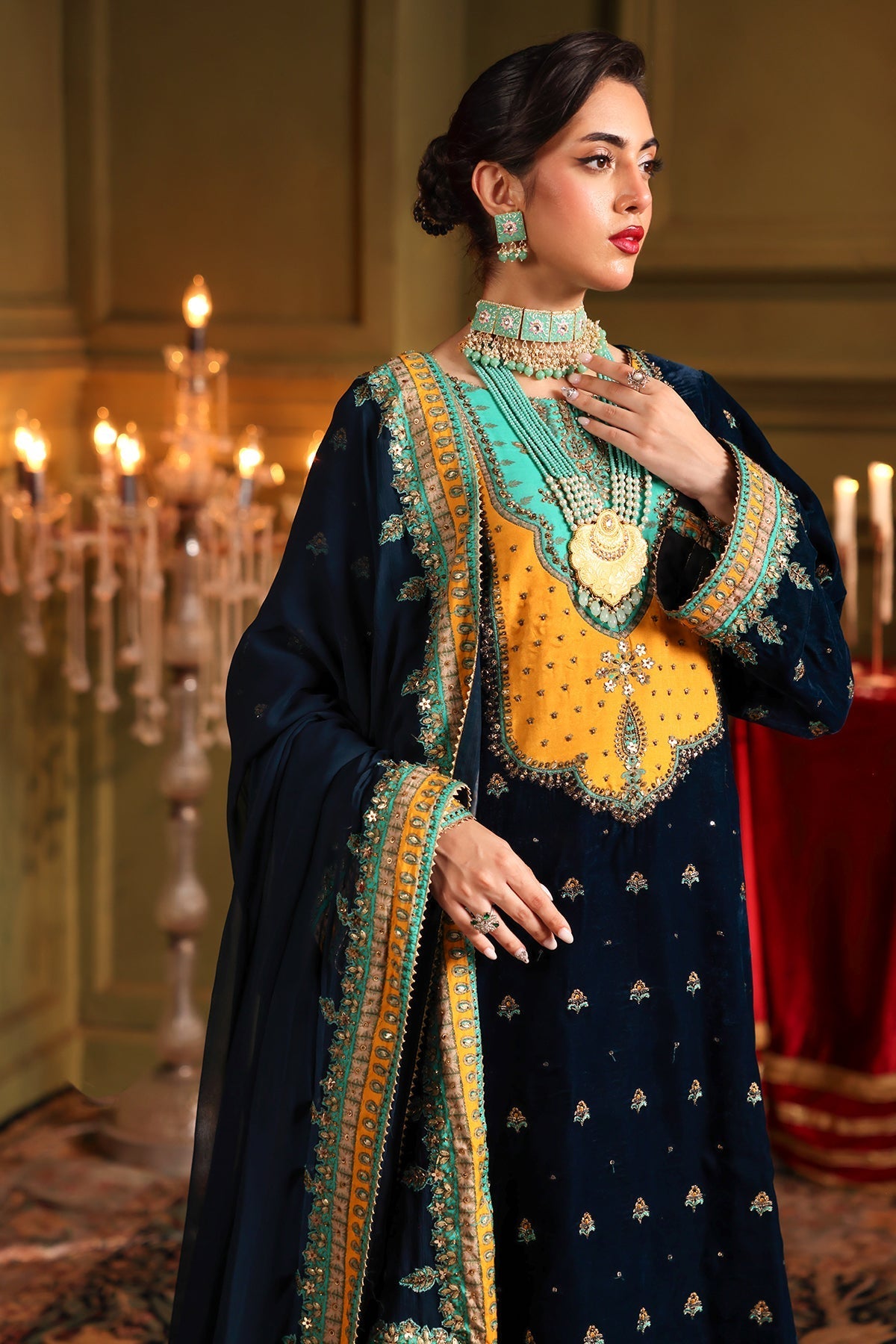Charizma | Signora Velvet | VELVET CVT4-13 -  Charizma Ladies Clothes - Original Designer Dress - House of Maryam