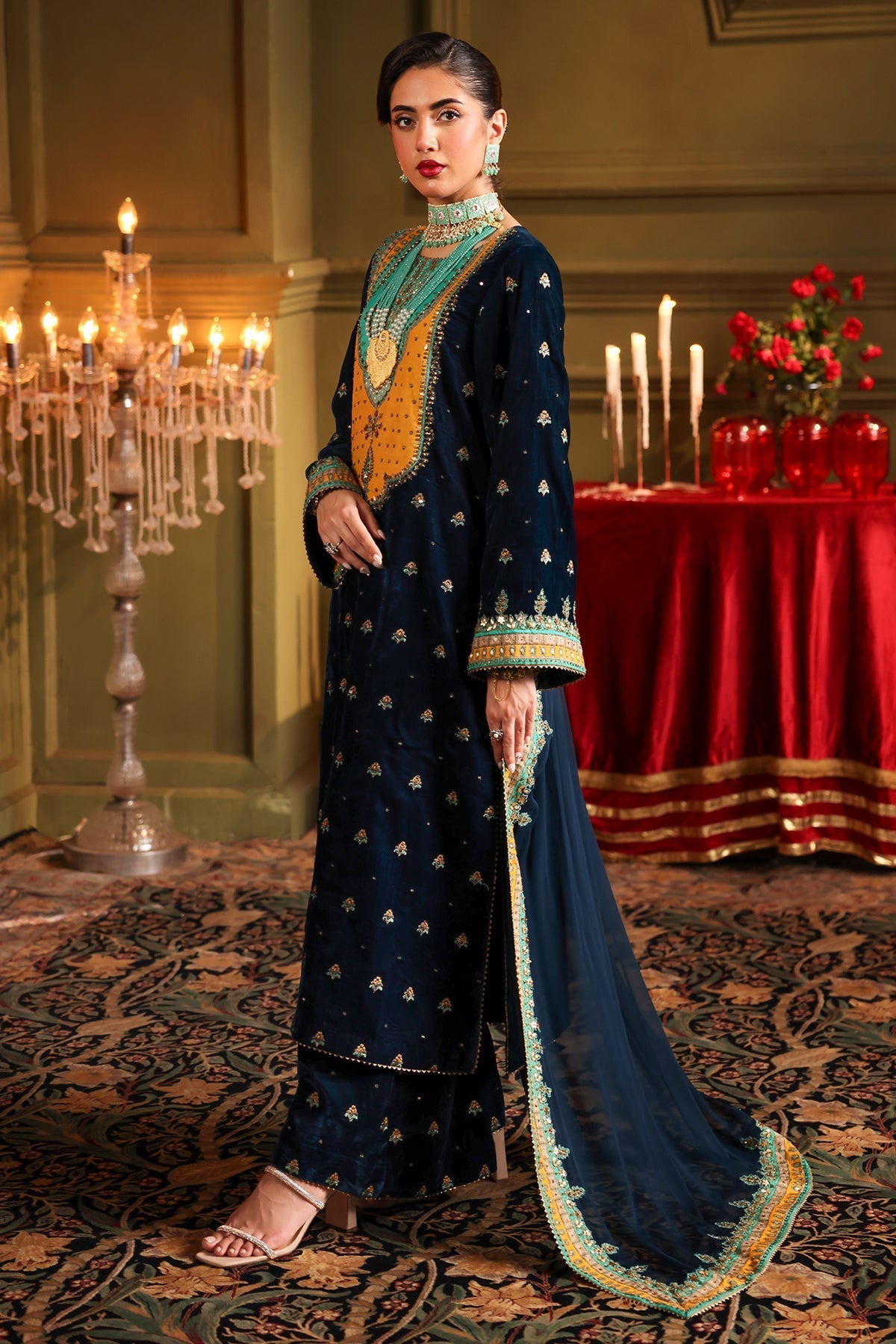 Charizma | Signora Velvet | VELVET CVT4-13 -  Charizma Ladies Clothes - Original Designer Dress - House of Maryam