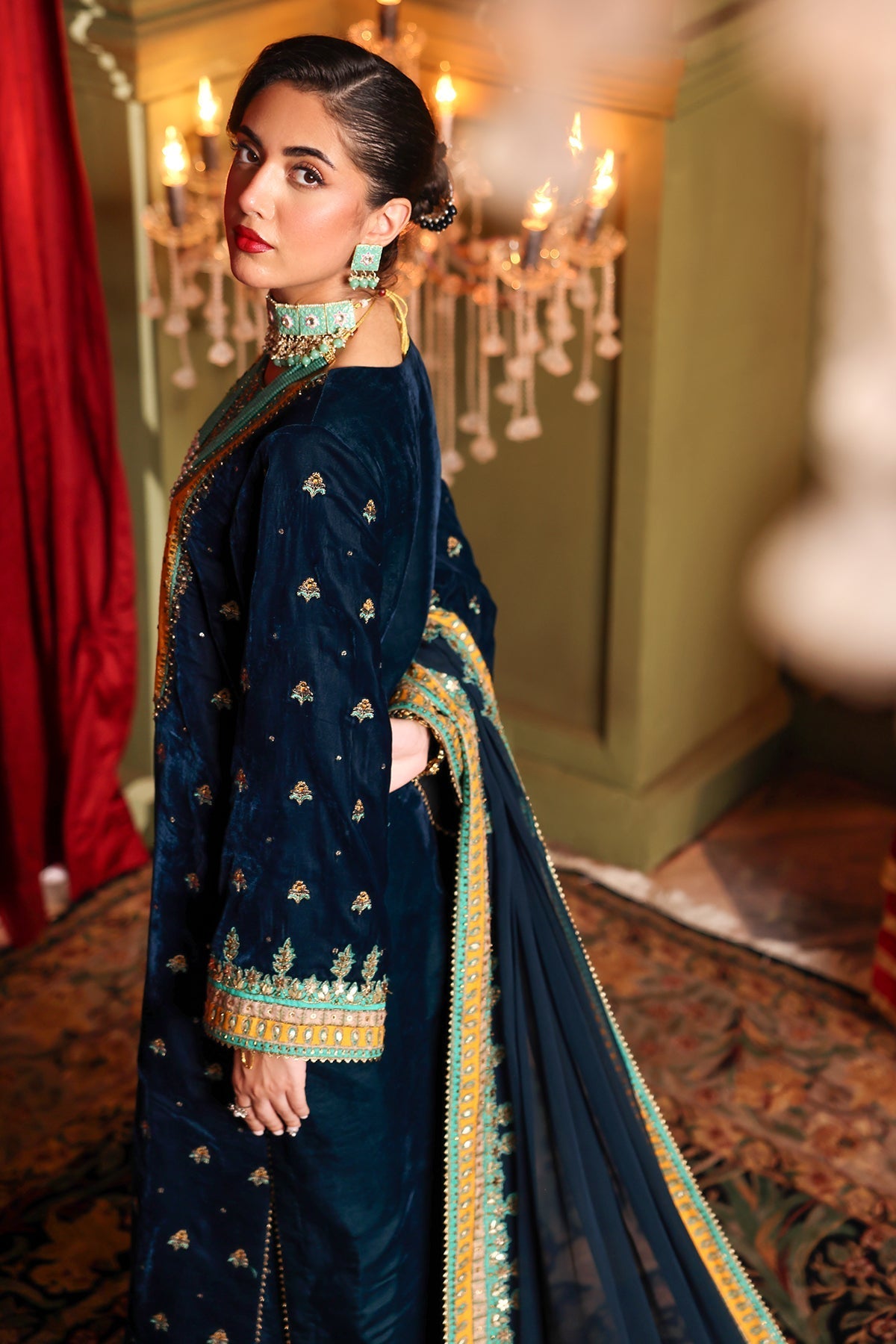 Charizma | Signora Velvet | VELVET CVT4-13 -  Charizma Ladies Clothes - Original Designer Dress - House of Maryam
