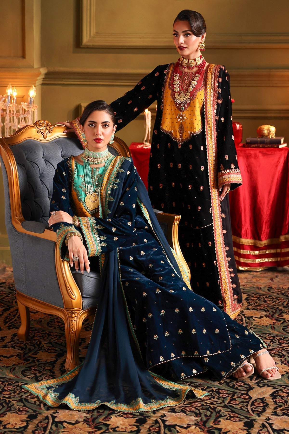 Charizma | Signora Velvet | VELVET CVT4-13 -  Charizma Ladies Clothes - Original Designer Dress - House of Maryam