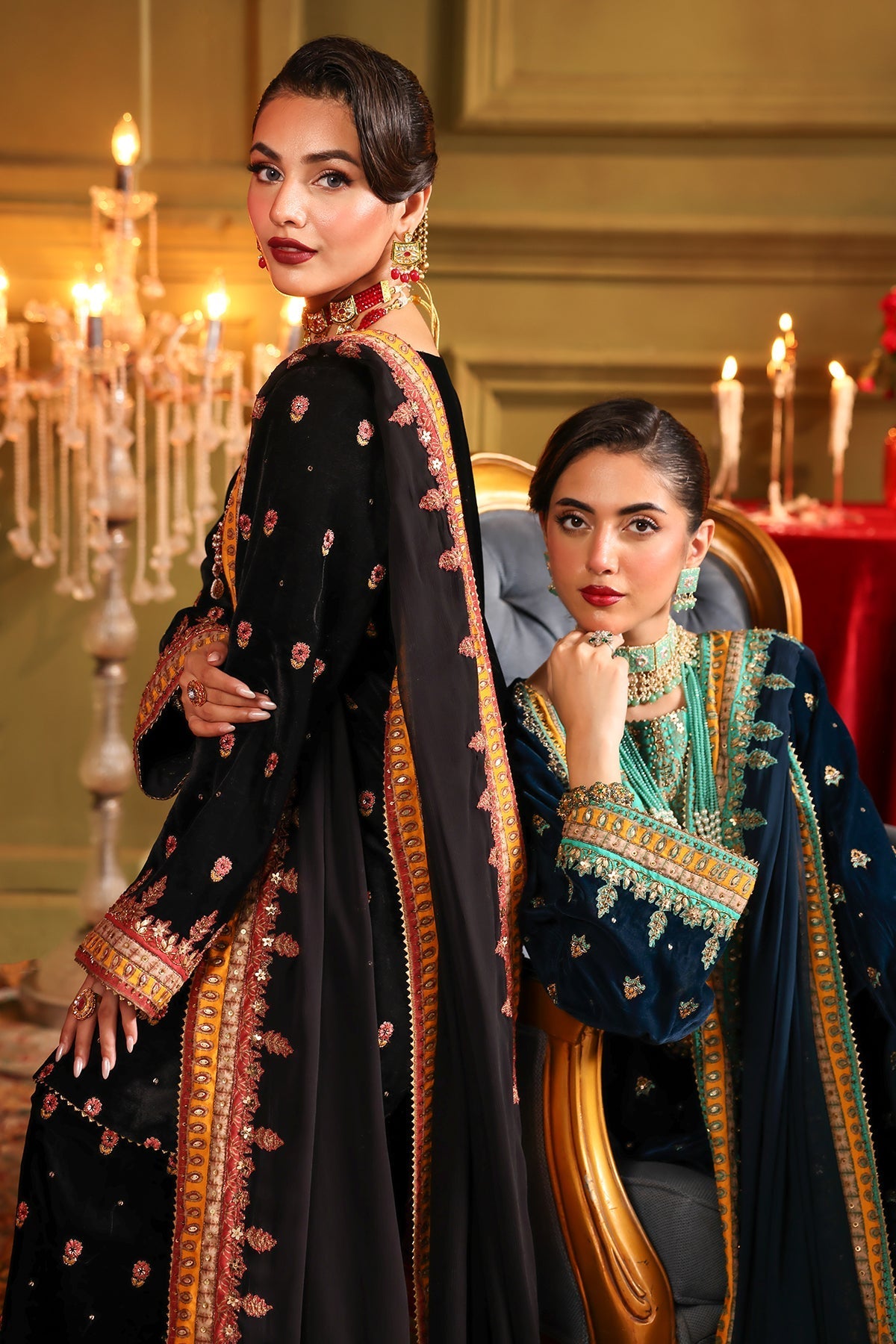 Charizma | Signora Velvet | VELVET CVT4-14 -  Charizma Ladies Clothes - Original Designer Dress - House of Maryam