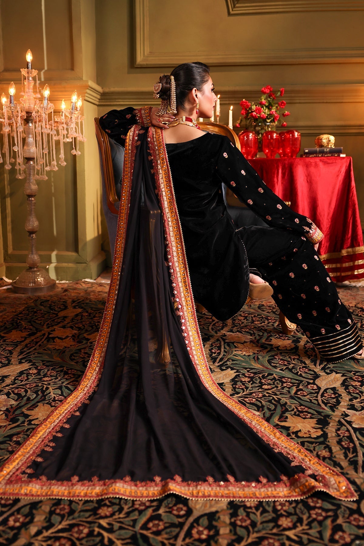 Charizma | Signora Velvet | VELVET CVT4-14 -  Charizma Ladies Clothes - Original Designer Dress - House of Maryam
