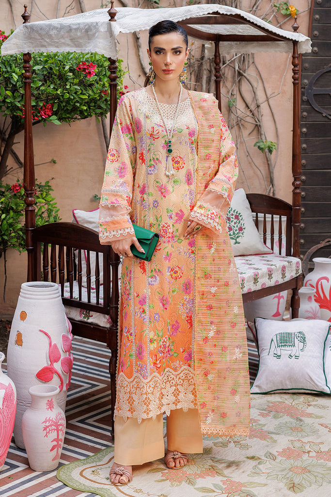 Rajbari | Exclusive Printkari 2024 | 6-A -  Rajbari Casuals - Original Designer Dress - House of Maryam