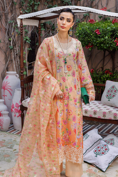 Rajbari | Exclusive Printkari 2024 | 6-A -  Rajbari Casuals - Original Designer Dress - House of Maryam