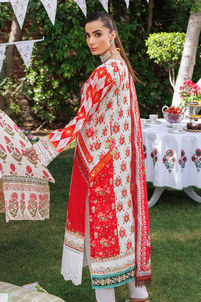 Rajbari | Exclusive Printkari 2024 | 1-B -  Rajbari Casuals - Original Designer Dress - House of Maryam