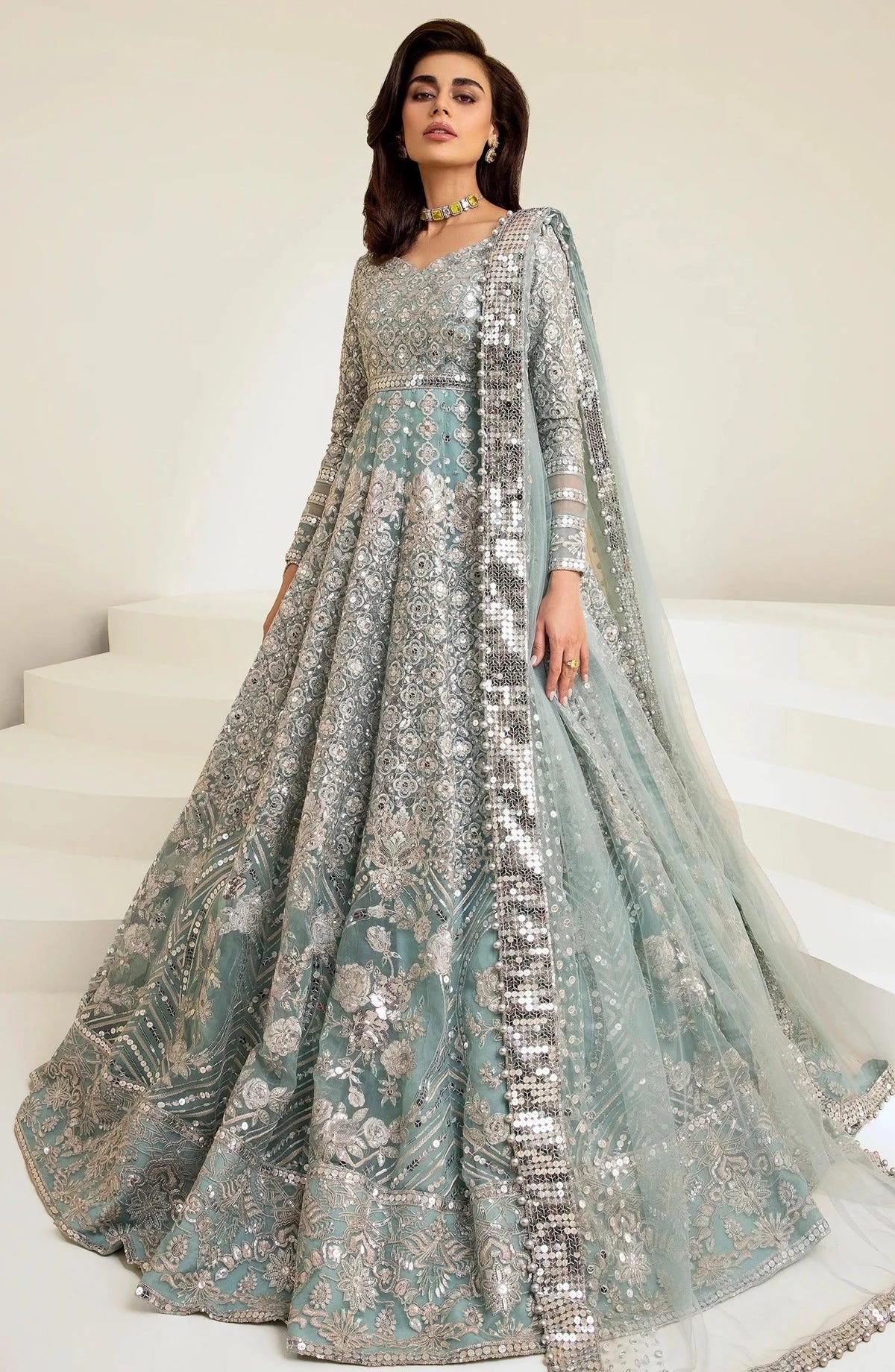 Maryum N Maria | The Brides 23 | Soft Hint (MS23-531) -  Maryum N Maria Bridal - Original Designer Dress - House of Maryam