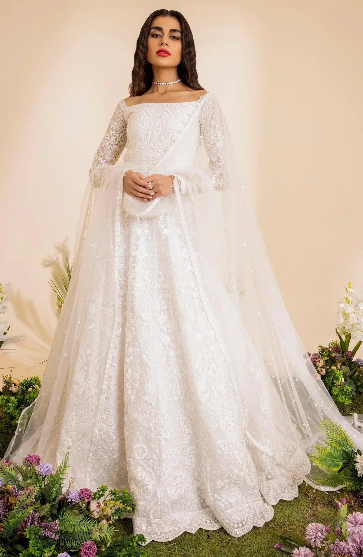 Maryum N Maria | The Brides 23 | Gesso (MS23-533) -  Maryum N Maria Bridal - Original Designer Dress - House of Maryam