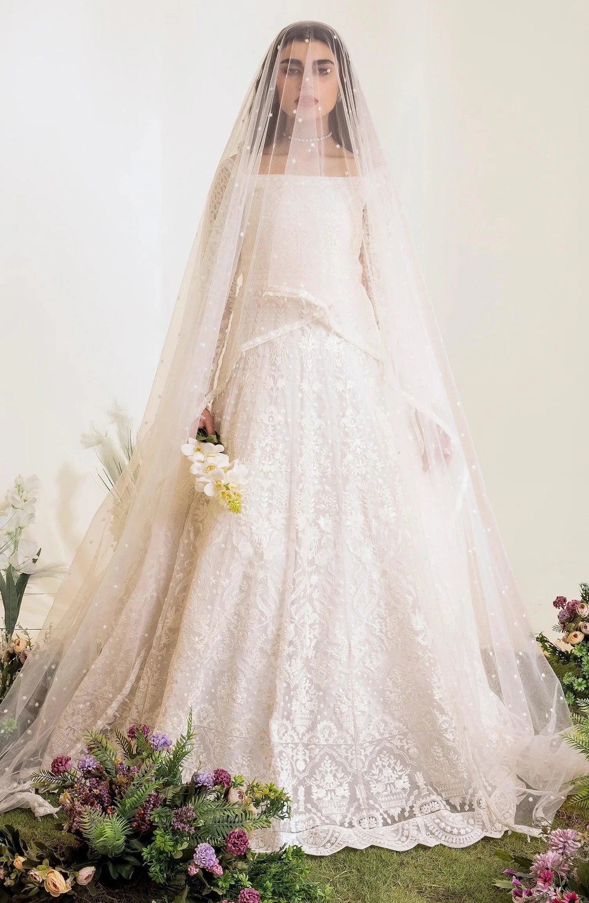 Maryum N Maria | The Brides 23 | Gesso (MS23-533) -  Maryum N Maria Bridal - Original Designer Dress - House of Maryam