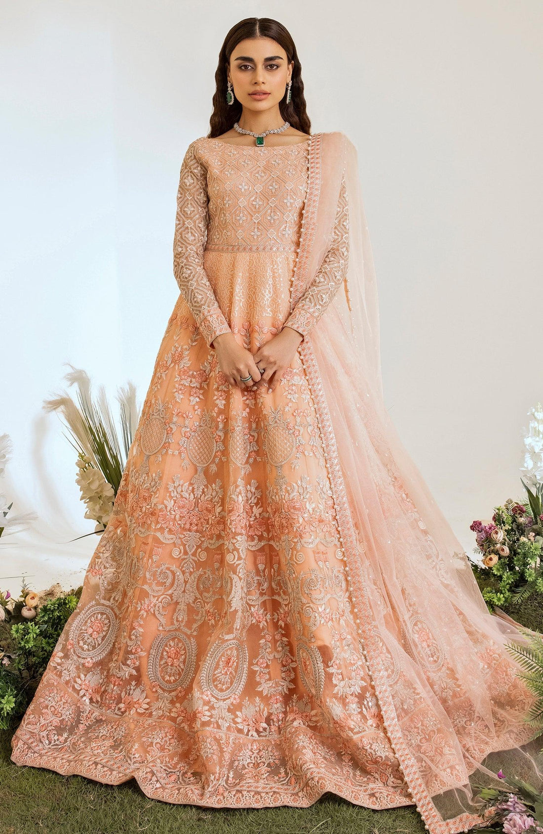 Maryum N Maria | The Brides 23 | Sushi Kiss (MS23-532) by Designer Maryum N Maria - House of Maryam - Pakistani Designer Ethnic Wear in {{ shop.shopifyCountryName }}