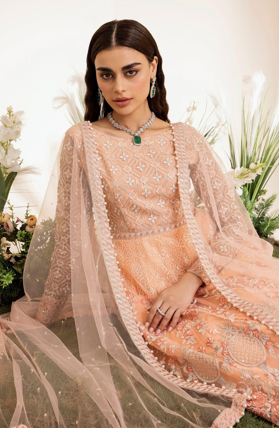 Maryum N Maria | The Brides 23 | Sushi Kiss (MS23-532) by Designer Maryum N Maria - House of Maryam - Pakistani Designer Ethnic Wear in {{ shop.shopifyCountryName }}