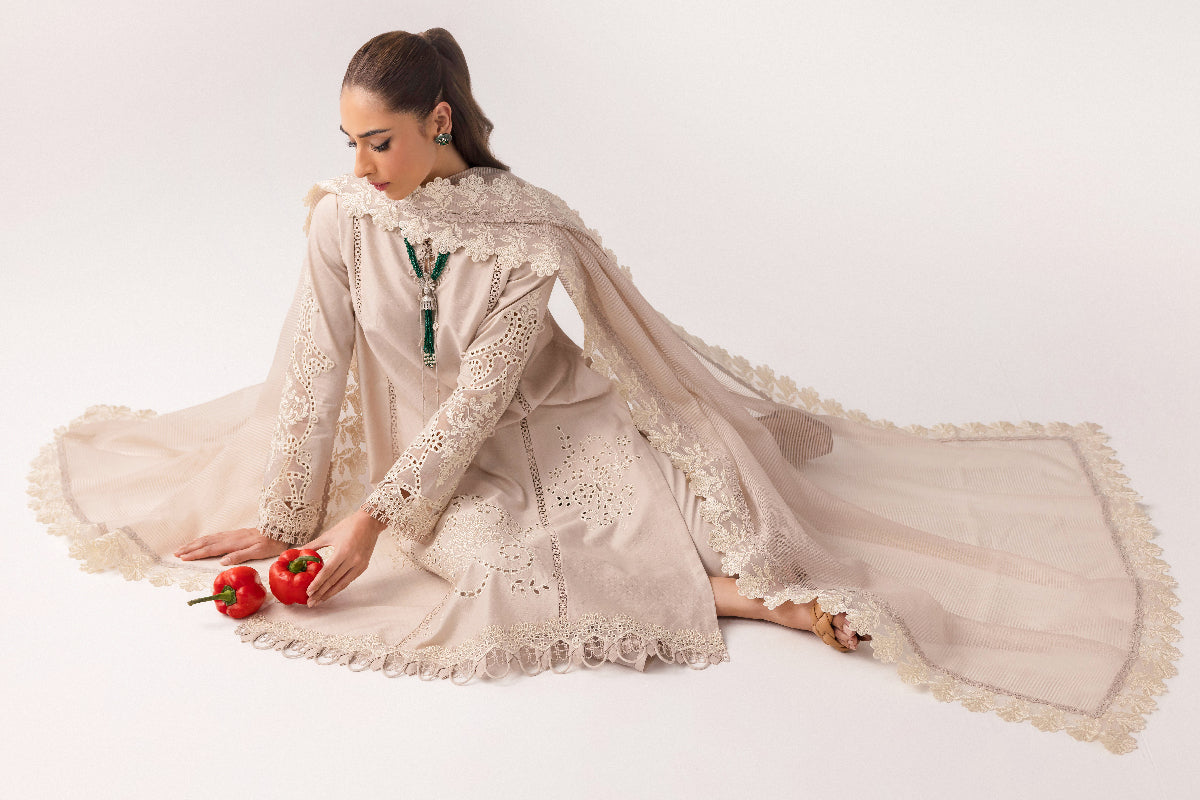 Qalamkar | Basic Pret 25 | KT-03 Naire -  Qalamkar Ladies Clothes -  House of Maryam