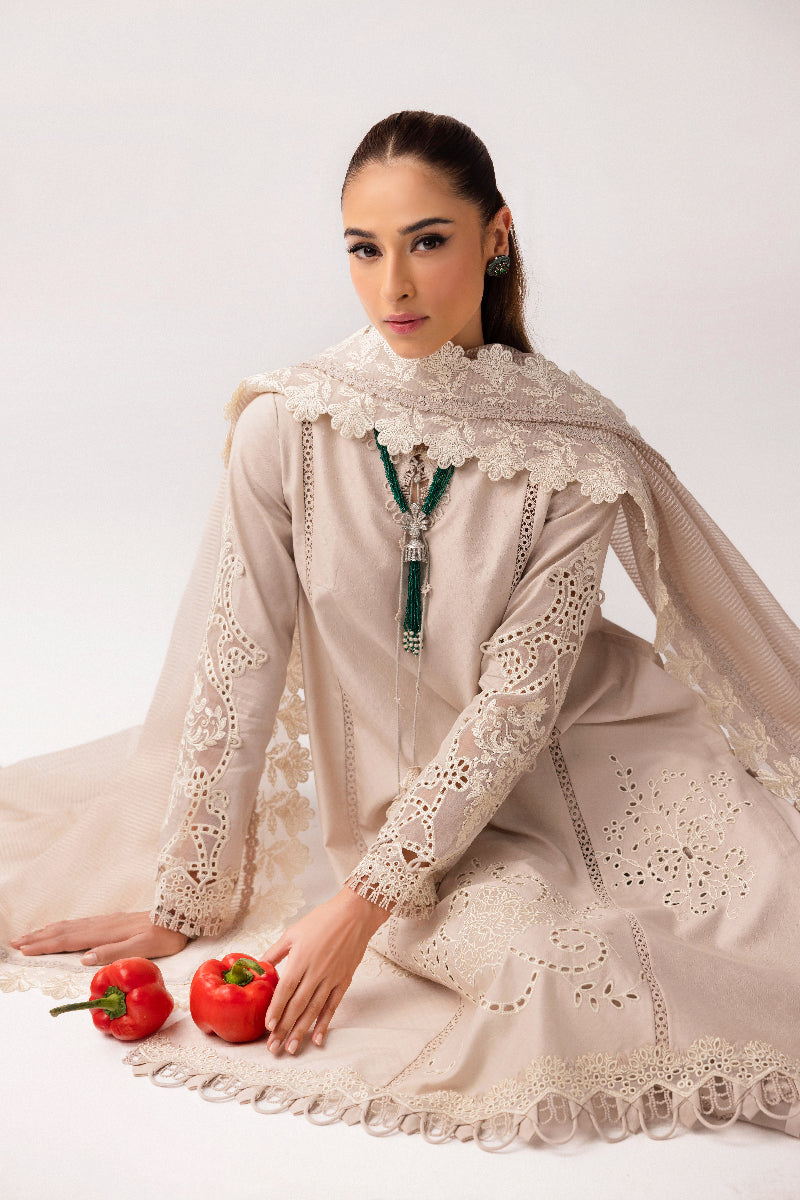 Qalamkar | Basic Pret 25 | KT-03 Naire -  Qalamkar Ladies Clothes -  House of Maryam