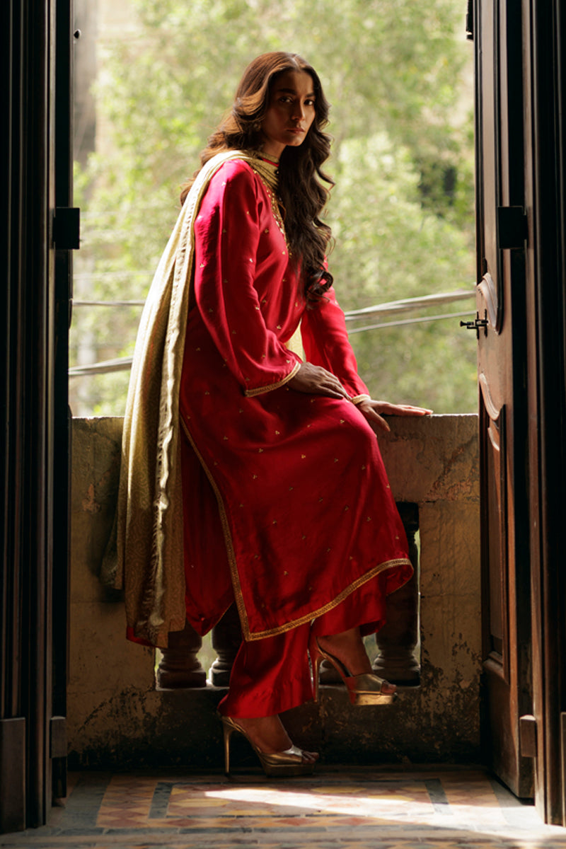 The Pink Tree Company | Yaadish Bakhair | Gul-e-Dhani -  The Pink Tree Company Ladies Clothes - Original Designer Dress - House of Maryam