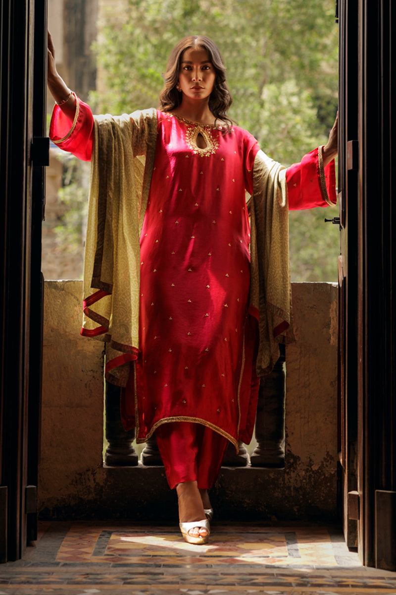 The Pink Tree Company | Yaadish Bakhair | Gul-e-Dhani -  The Pink Tree Company Ladies Clothes - Original Designer Dress - House of Maryam